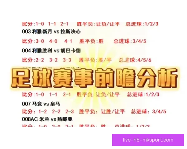 实时跟踪全球足球赛事进程 最新比分数据与精彩瞬间全面直播